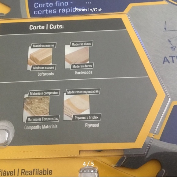 NEW FACTORY SEALED IRWIN 12" 40D CARBIDE TIPPED CIRCULAR SAW BLADE - Picture 3 of 4